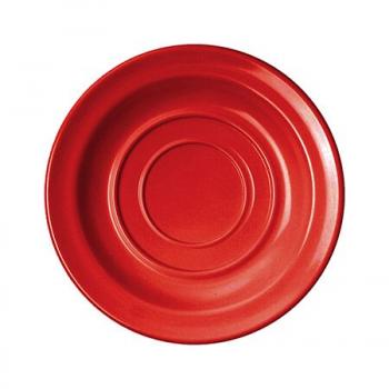 Untertasse, 14cm, Melamin rot